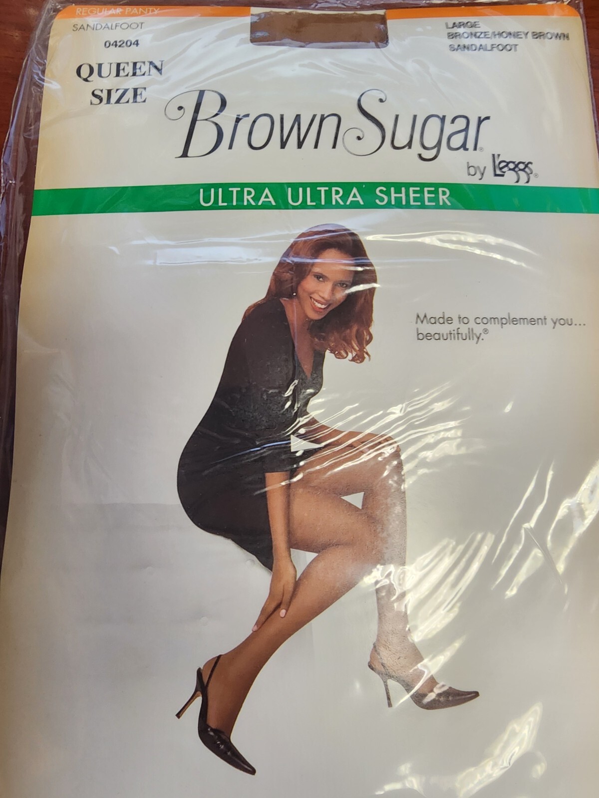 Brown Sugar Leggs Queen Size Ultra Ultra Sheer Panties Choose Size and Color
