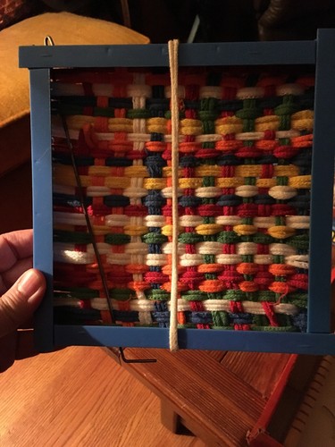 Vintage Spear's Weaving Loom Size 2 Original Box Clay Extra Loom & Yarn England