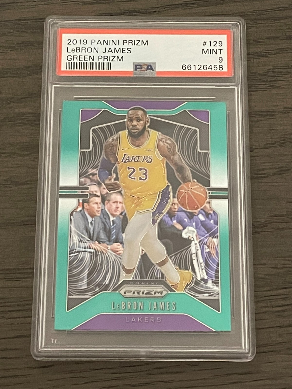 2019-20 Panini Prizm Green Ice LEBRON