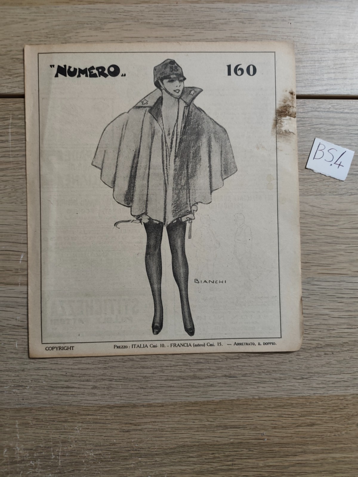NUMERO rivista umoristica SATIRA  160 BIANCHI prima guerra Mondiale
