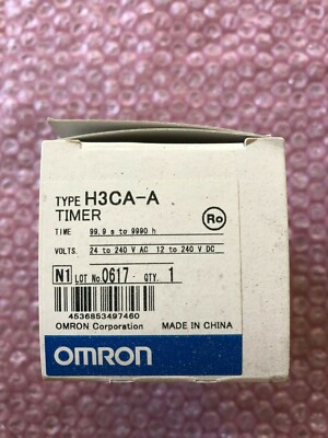 OMRON MULTI FUNCTION TIMING RELAY  H3CA-A  *NEW IN BOX*