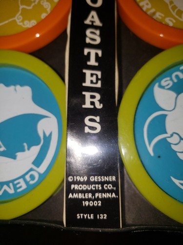 Gessner 1969 NOS Zodiac Coaster 12 Pack New