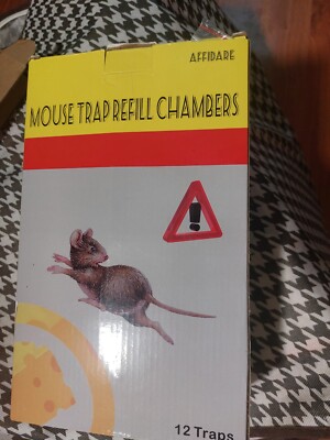 Mouse Trap Chambers Refills Compatible with Victor Indoor Electronic Mouse Trap 