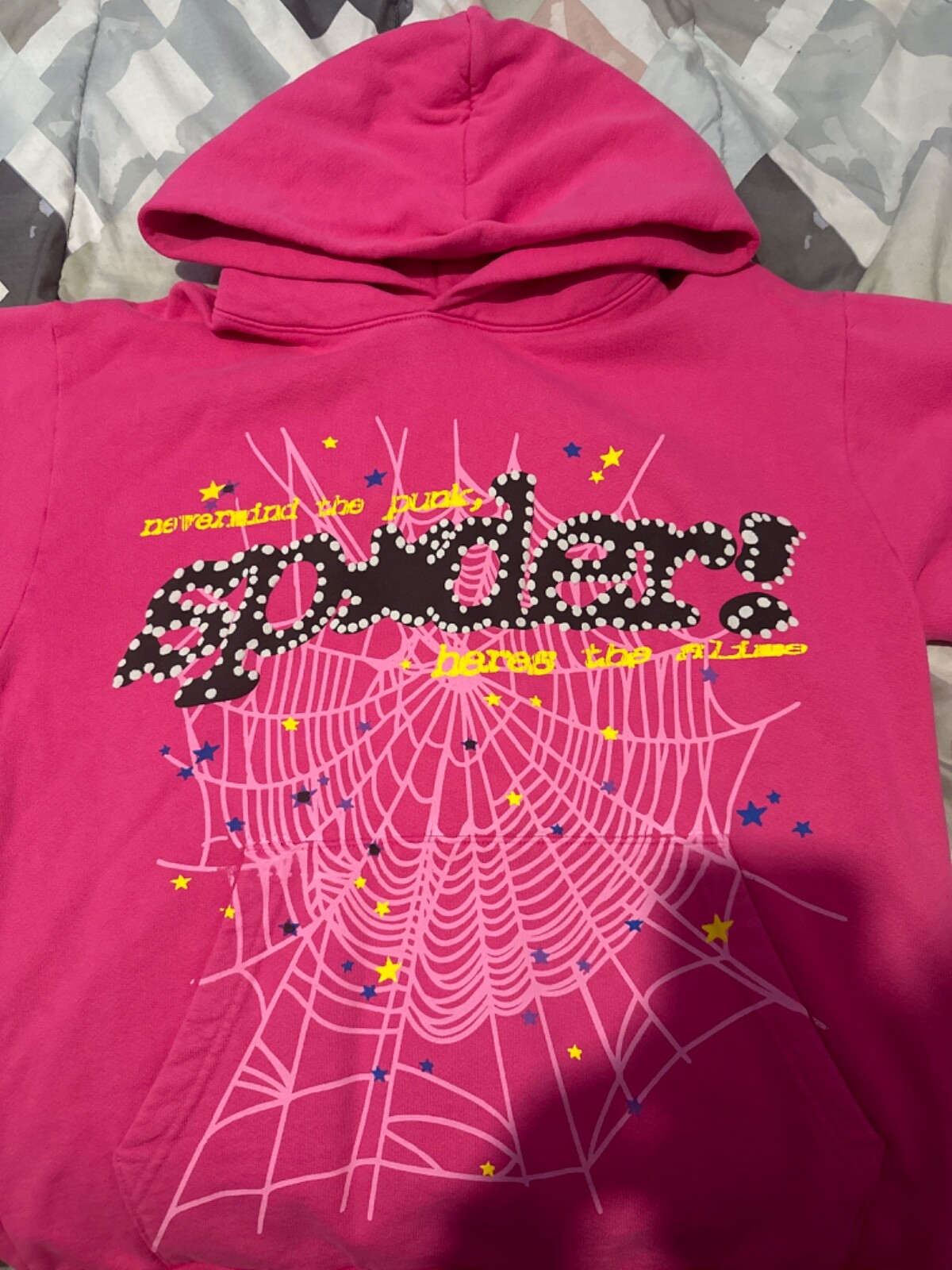 sp5der hoodie パーカー Young Thug ヤングサグ New! Spider Worldwide × Young Thug Sp5der Black P*nk (Punk