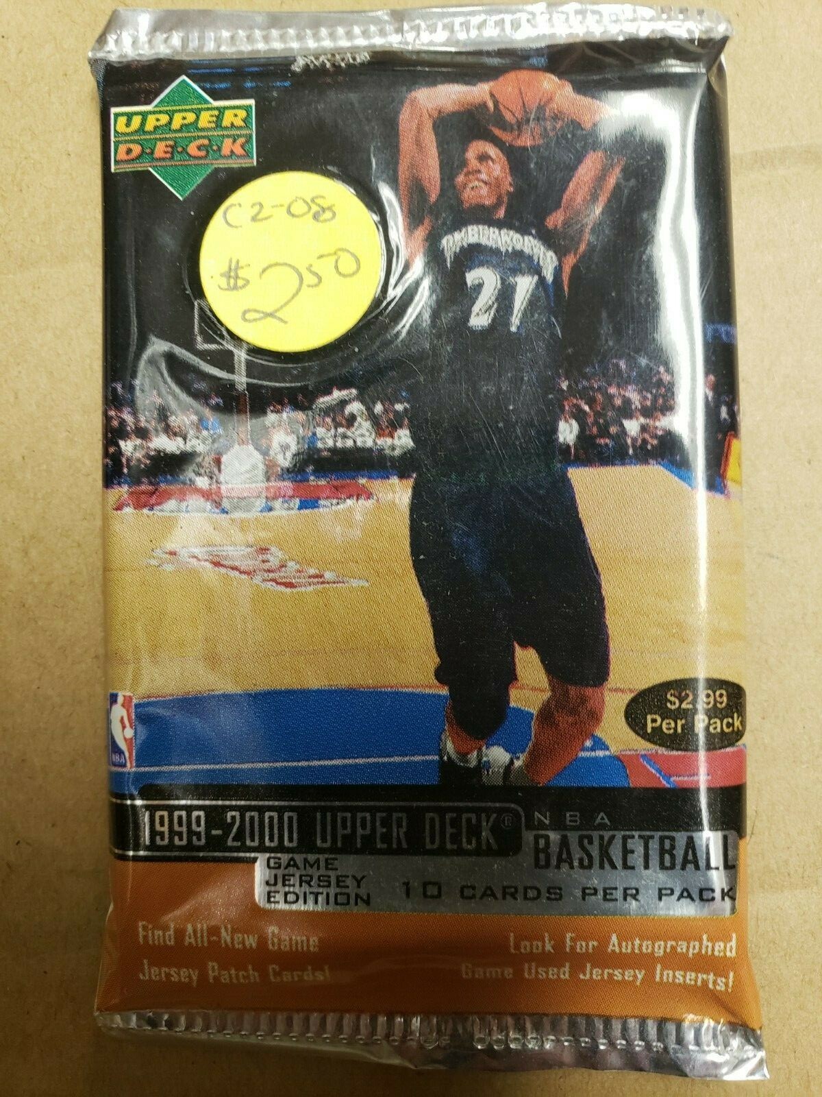 1999-00 Upper Deck Game Jerseys #GJ36 Kevin Garnett ケビン