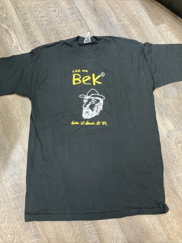 Vintage 90's Single Stitch Beck Call Me Bek Take It Back To
