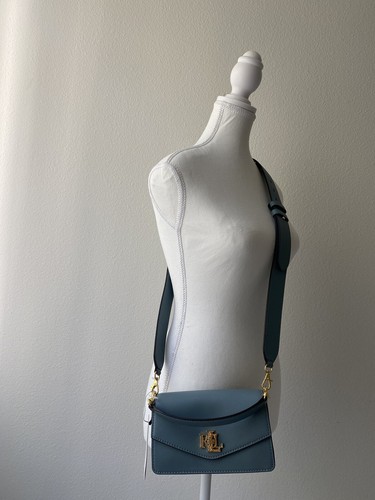 極美品ラルフローレン　hand bag leather Y2K LAUREN LAUREN RALPH LAUREN Women's Black Canvas Leather Trim