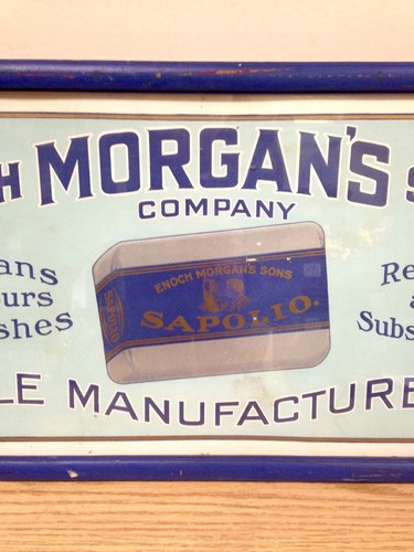 Vintage Enoch Morgan's Sons Company Framed Paper Advertising Sign
