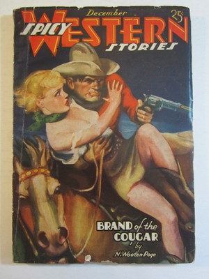 Spicy Western Stories v. 1 #2, Dec. 1936, GD+ 2nd Issue! Scarce Pulp!