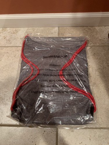 SCOTTY CAMERON - Red Drawstring Camp Sack 7 Point Crown New NIB