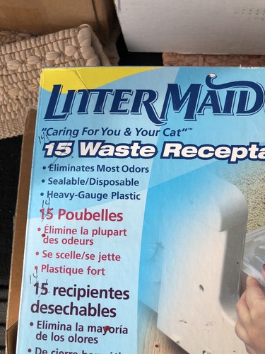 Litter Maid (14 )Waste Receptacles Sealable Disposable Value Pack LMR215