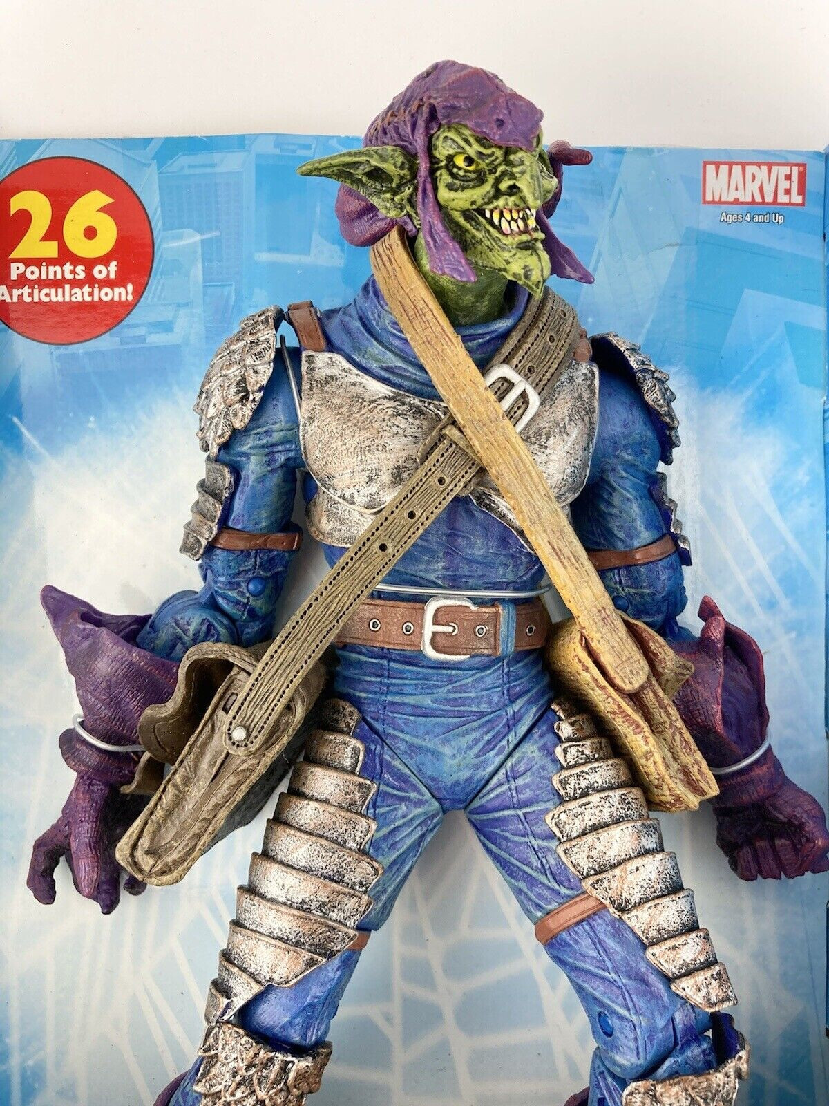 Spiderman Green Goblin 12-inch ACTION FIGURE 26 Articulation