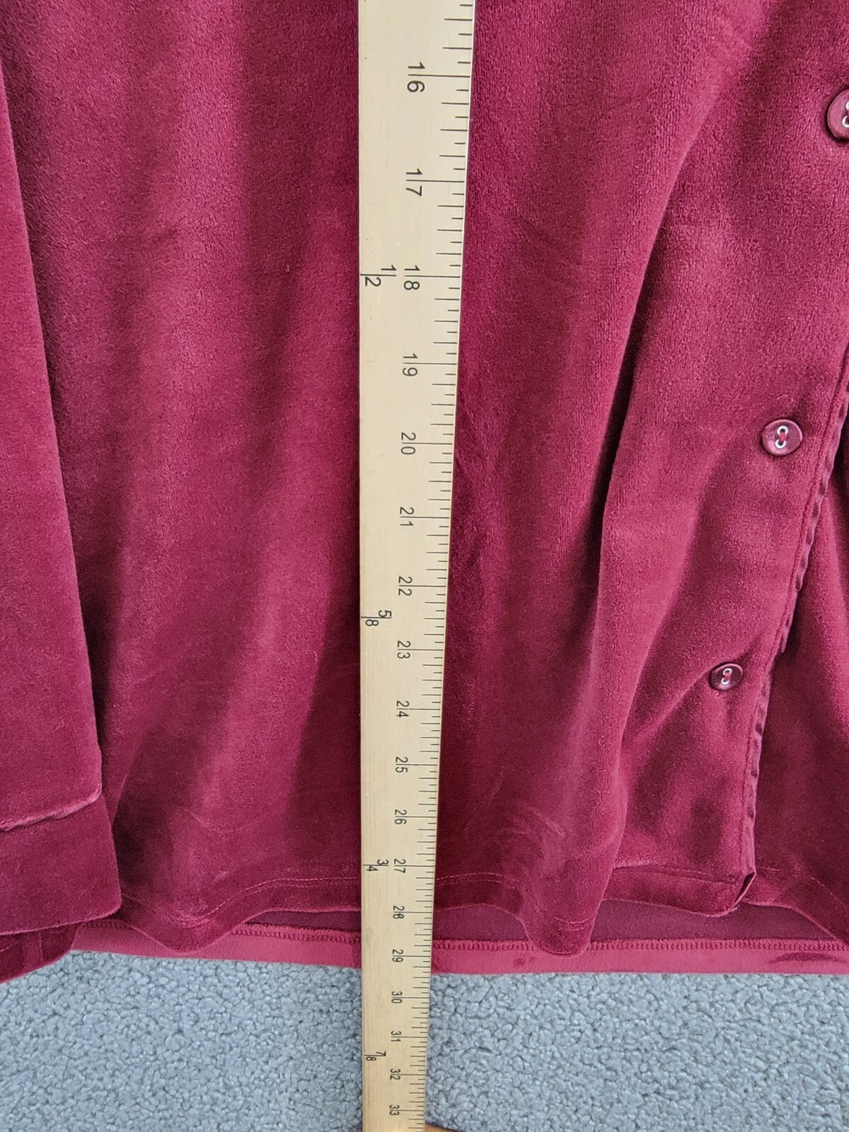 I.N.C. International Concepts Velour Notch Collar Packaged Pajama Women's XXL - Picture 8 of 17