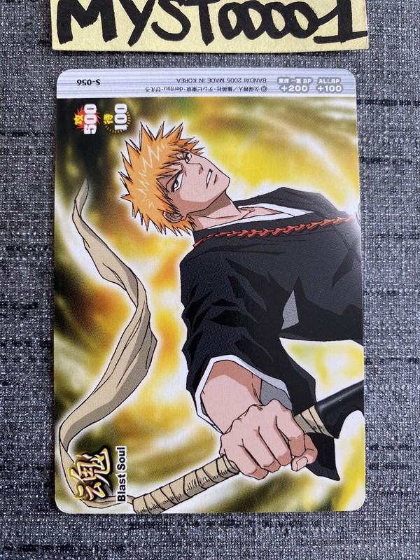 Ichigo Kurosaki Bleach Soul Card Battle S-056 Japonaise Bandai 2005