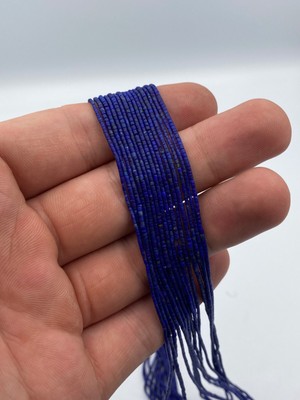 Natural Lapis Lazuli Beads Top color from Afghanistan mine 4 Jewelry making 1 mm