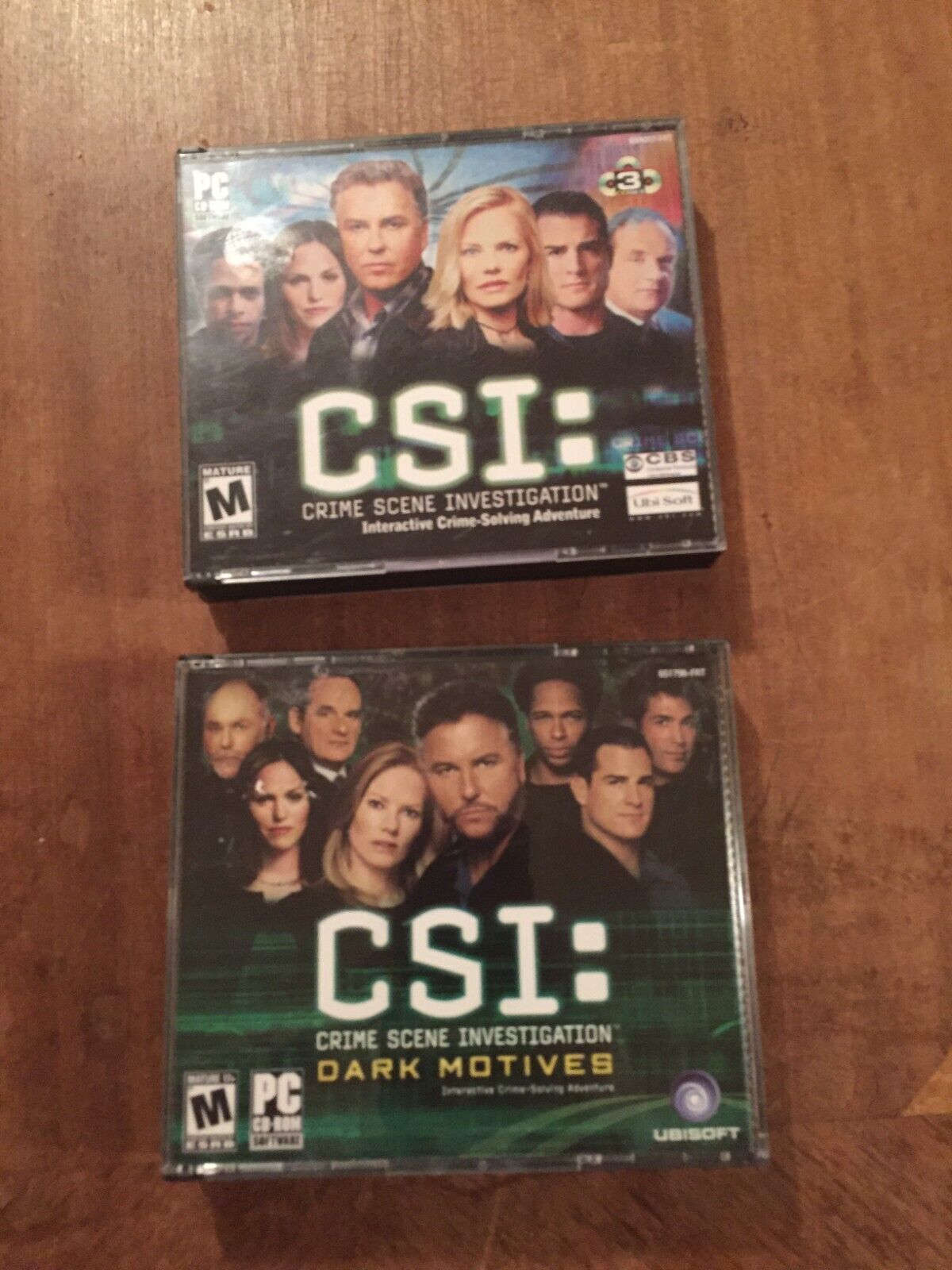 CSI CRIME SCENE INVESTIGATION & DARK MOTIVES LOT X2 PC CD-ROM COMPLETE GAME CSI CRIME SCENE INVESTIGATION & DARK MOTIVES LOT X2 PC CD-ROM COMPLETE GAME
