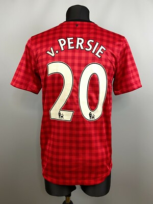 ♢﻿新品♢﻿ タグ付き Nike Manchester United Sサイズ MANCHESTER UNITED 2012 2013 V.PERSIE HOME SHIRT FOOTBALL