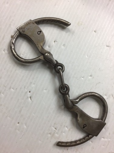 Vintage Tower Double Lock Handcuffs Antique Police 1879