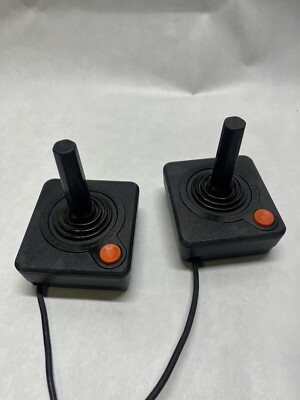 2 Atari 2600 Joystick Controller OEM Original Vintage Tested Working