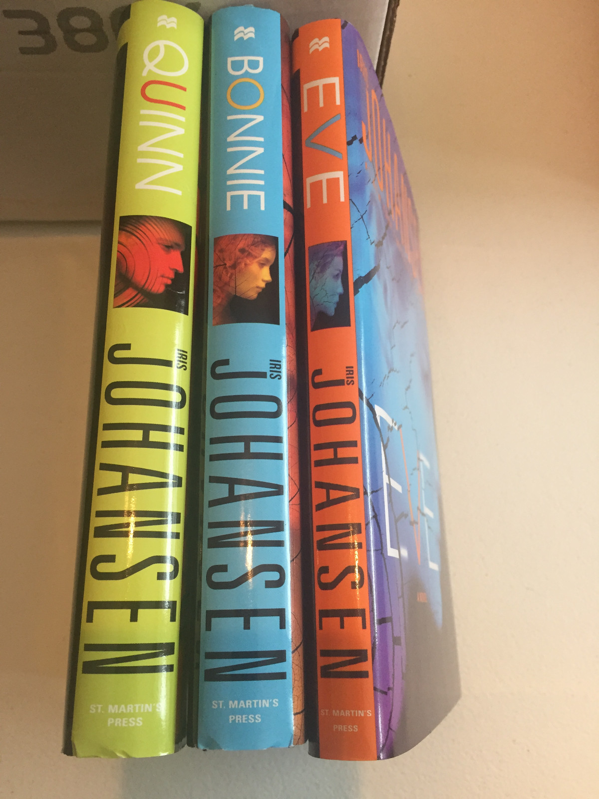 Lot of 3 Iris Johansen Eve Quinn Bonnie Trilogy Hardcovers