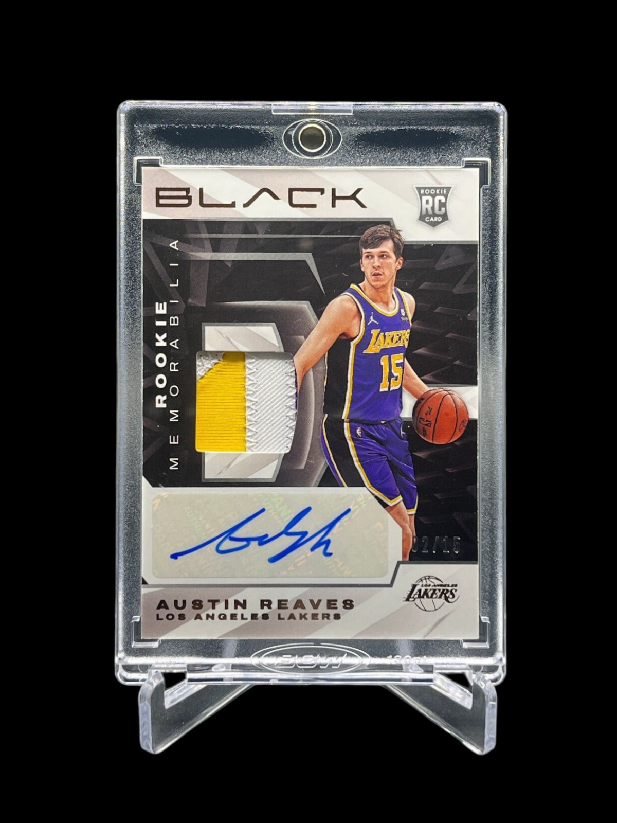 2021-22 Panini Black AUSTIN REAVES Rookie Memorabilia Copper