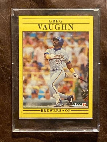 メジャーリーグ　カード　Greg Vaughn 1992 Score Greg Vaughn Milwaukee Brewers #639 | eBay