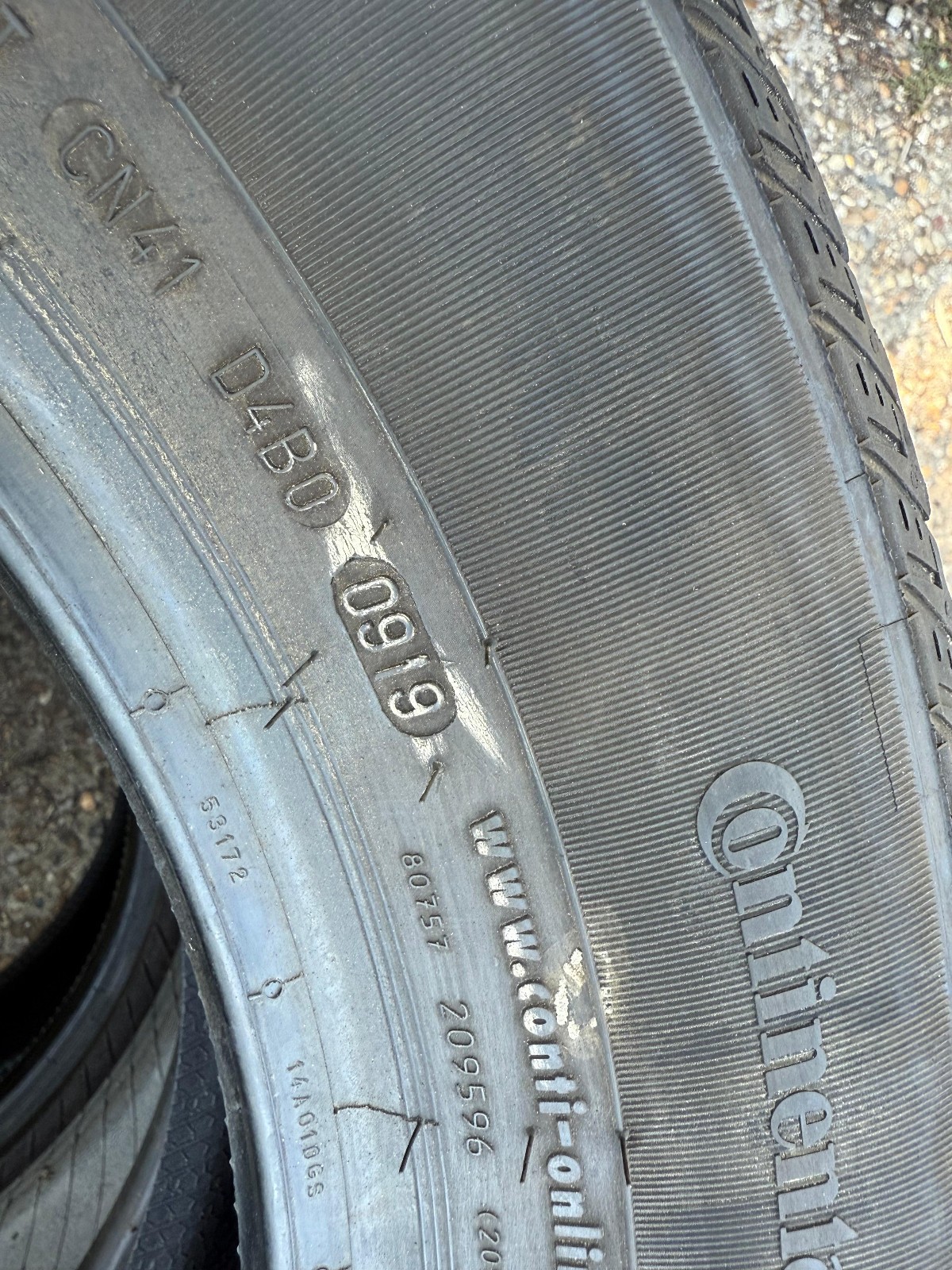 New 225 60 17 Continental, Cross Contact, M+S, 99H, x1 Tyre (F1_tyres) YD164