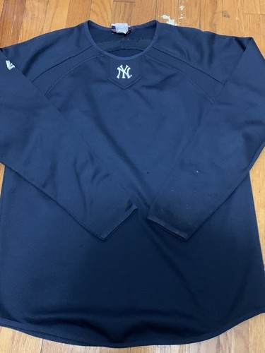 New York Yankees Majestic Therma Base Pullover MLB Authentic