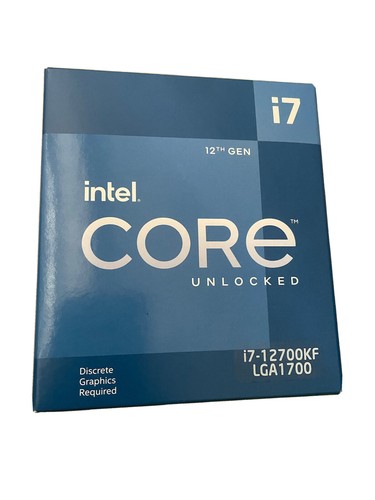 Intel Core i7-12700KF - 3.6GHz 12 Core - (BX8071512700KF