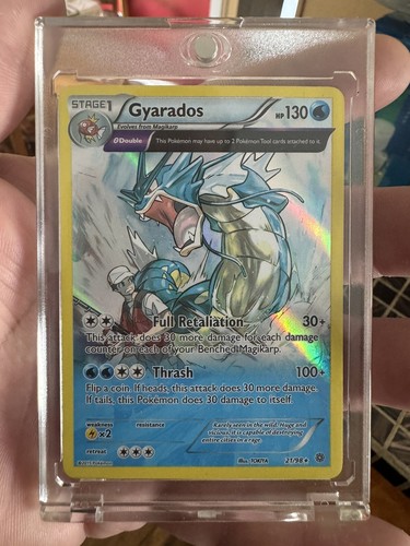 Gyarados FULL ART Holo Rare 21/98 XY Ancient Origins Pokemon