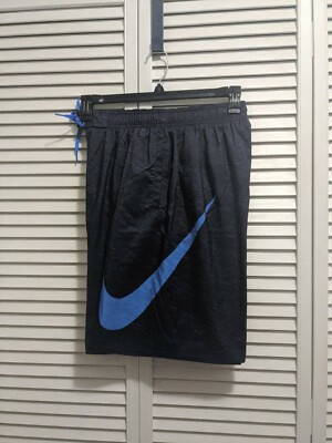NWT Nike Mens Nike Hyper Flash 9'' Volley Shorts Swim Trunks NESS5317 Navy L