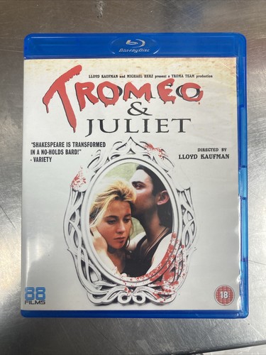 Tromeo And Juliet Blu Ray Region B 88 Films James Gunn Lloyd