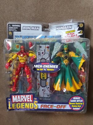 Marvel Legends Face-Off Arch-Enemies IRON MAN vs MANDARIN - Toy Biz 2006