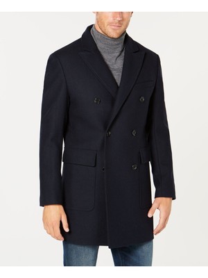 

MICHAEL KORS Мужская темно-синяя двубортная куртка, верхнее пальто 40, короткое, Navy, MMK19078