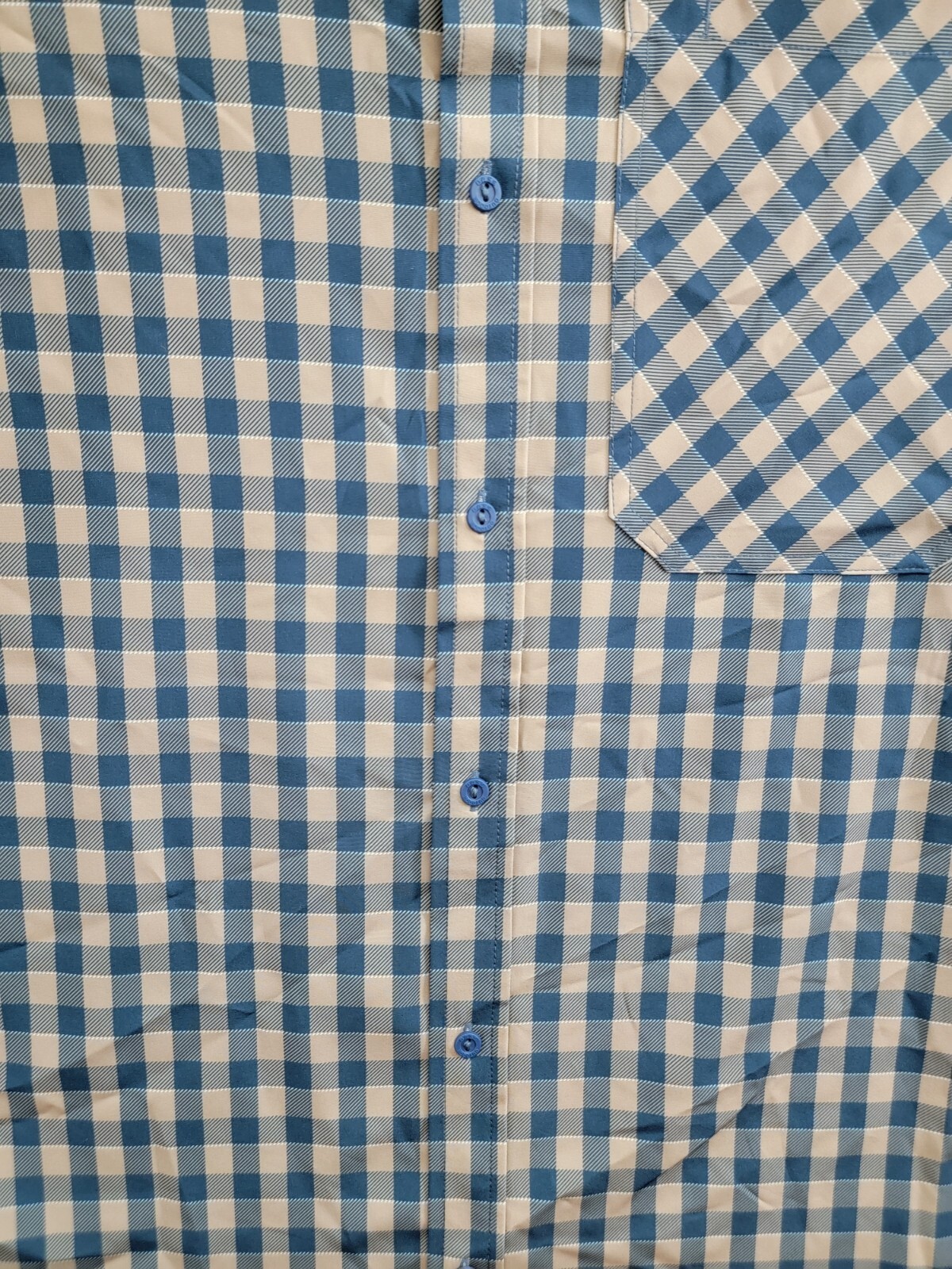 Bass Outdoor Cool Plaid Long-Sleeve Shirt Men's L Kelp Small Buffalo Collared - Picture 9 of 20