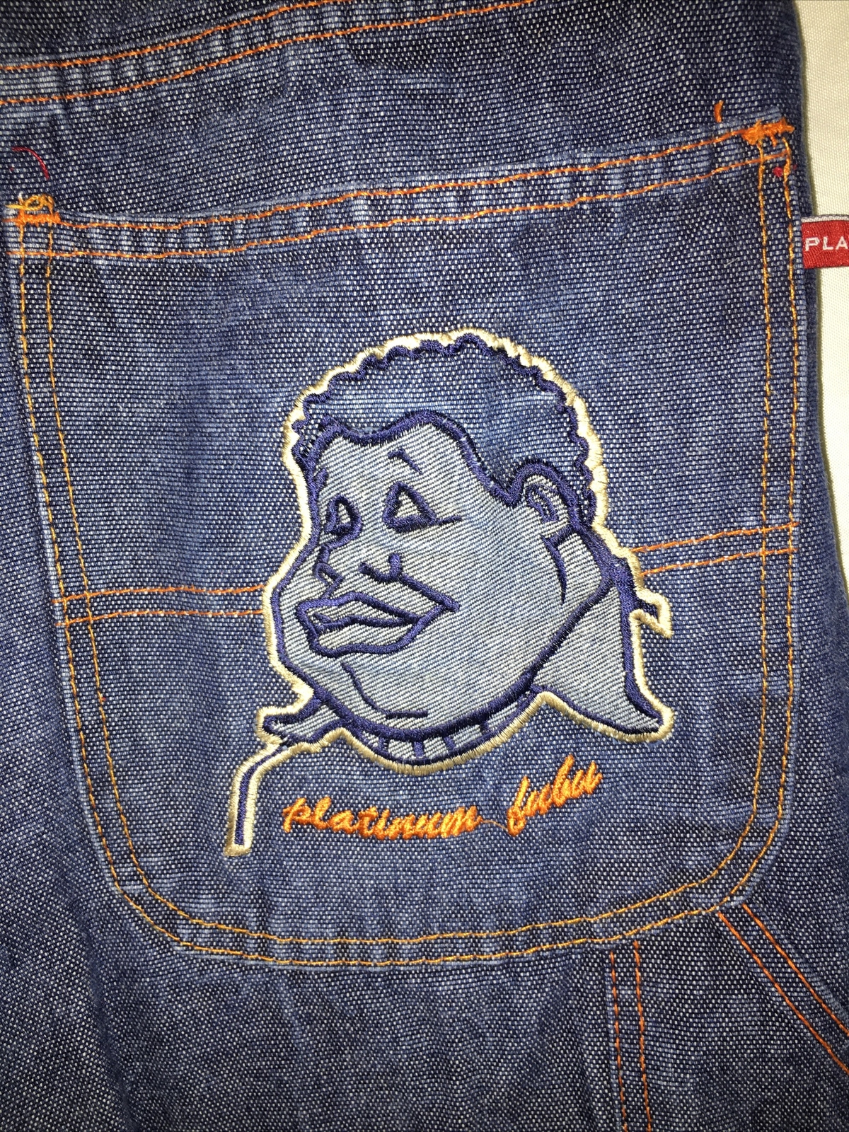 FUBU Platinum Fat Albert Mens Blue Size 