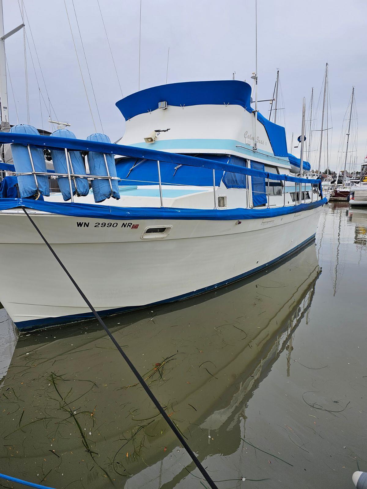 1971 Tollycraft 40' Boat Located In Bellingham, Wa No Trailer Used
