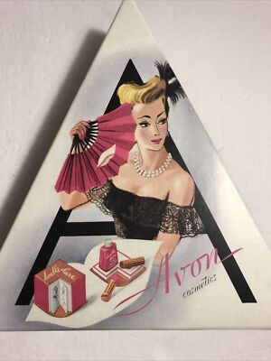 Avon A Box Makeup GiftSet Lipstick Eye Liner Mascara Velvet Choker