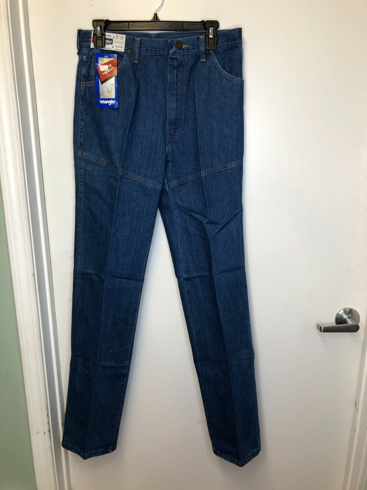 Wrangler Men's Vintage Classic Fit Straight Leg Blue Jeans 85283SW 32x34