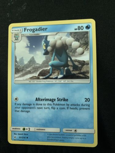Frogadier 52/214 Sun & Moon: Unbroken Bonds Mint Pokemon Frogadier 52/214 Sun & Moon: Unbroken Bonds Mint Pokemon
