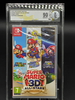 Nintendo Switch Nintendo Switch Super Mario 3D All-Stars Super Mario All Stars 3D for Nintendo Switch with Game Caddy