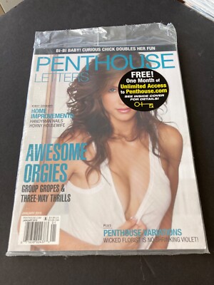 Penthouse Letters Magazines  January  2018   FACTORY SEALED