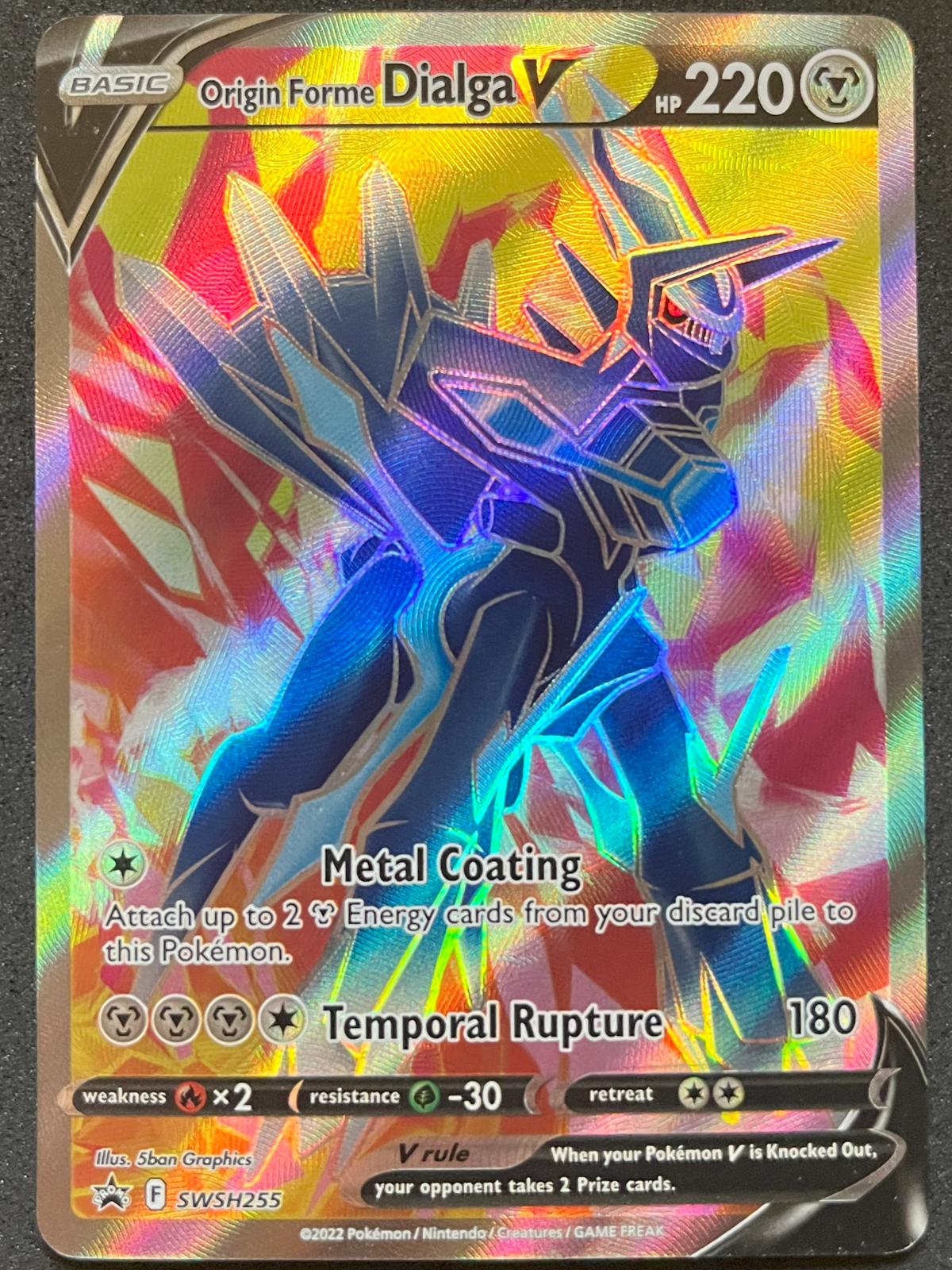 PSA9 オリジンディアルガV SR ORIGIN FORME DIALGA V Origin Forme Dialga V 177/189 Alt Art - Astral Radiance