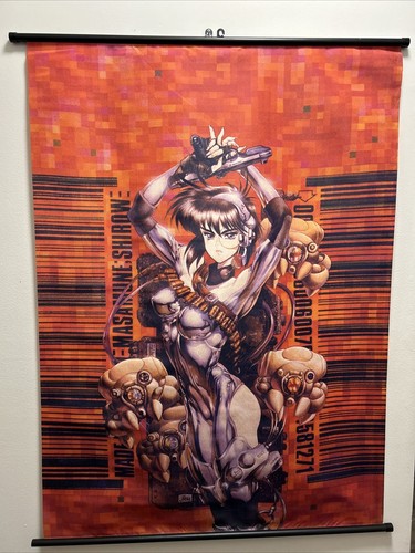 Vintage Ghost in the Shell Wall Scroll Anime Art Poster - Canvas