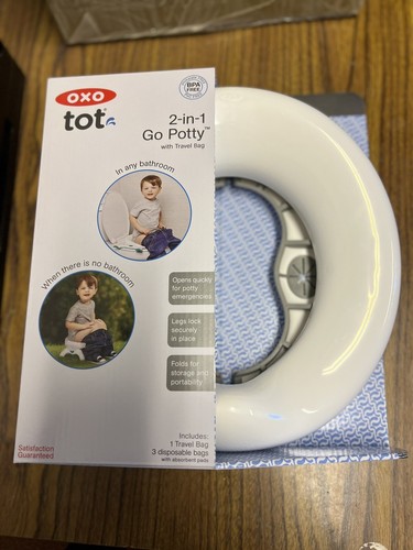 OXO Tot 2-in-1 Go Potty With Travel Bag - Gray