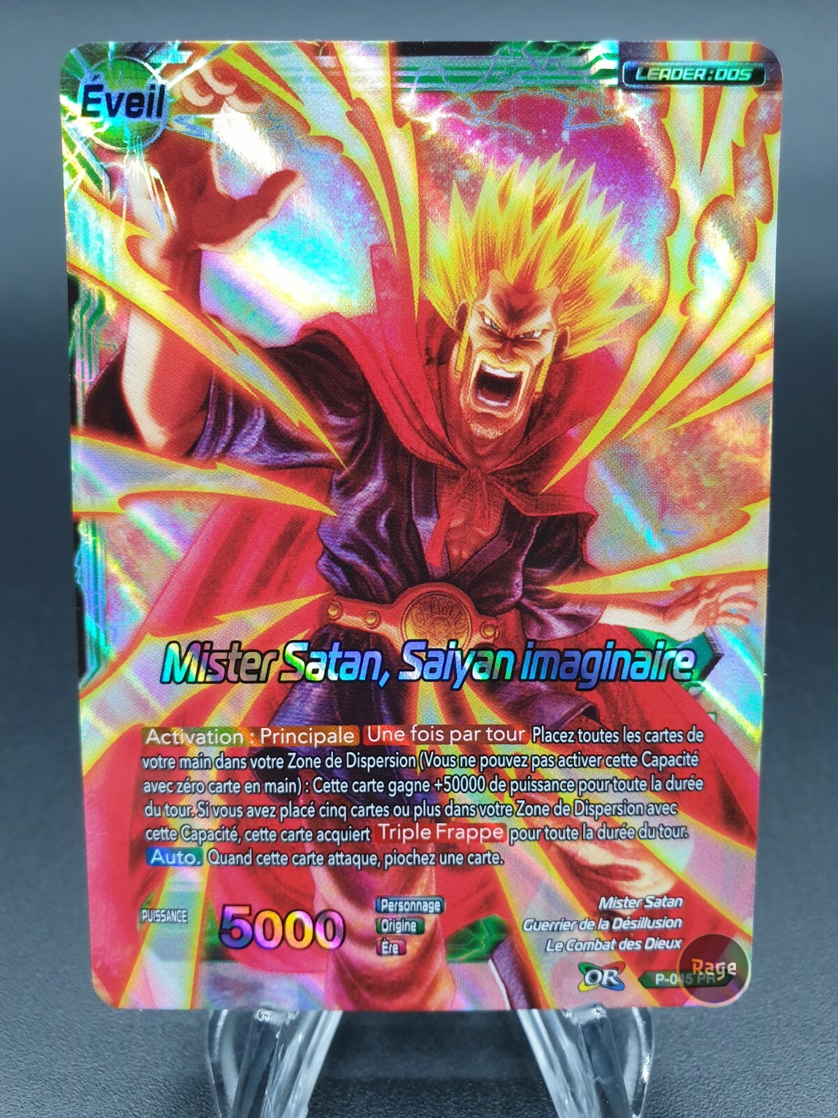 PR Mister Satan, Saiyan imaginaire P-045 DRAGON BALL SUPER