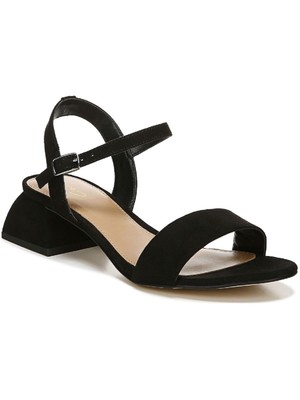 

CIRCUS NY Женские черные босоножки с логотипом Irina на блочном каблуке с круглым носком и пряжкой, размер 5,5 м, Черный, IRINA