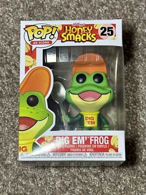 Funko Pop! AD ICONS Vinyl Figure Kellogg s Honey Smacks #25 Dig Em  Frog NEW