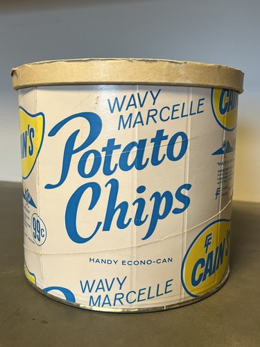 アンティーク缶 ヴィンテージ缶 ⑦ POTATO CHIPS Cain's Antique