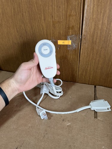 Sunbeam M85AP M85P M85BP Electric Blanket Control 180W 3-Prong Cord Replacement